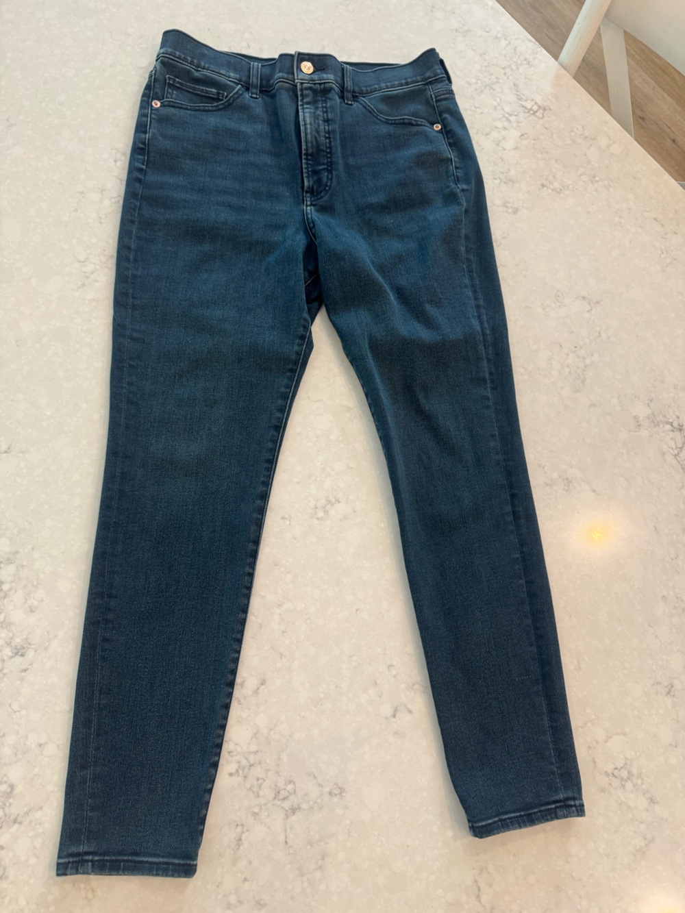 Express Women's Dark Indigo Skinny Jeans